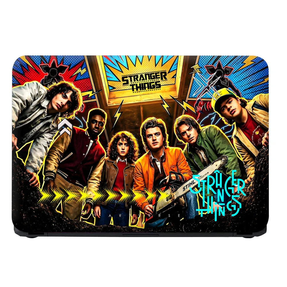 Universal Laptop Skin - Stranger Things Retro Horror Squad Pop Art