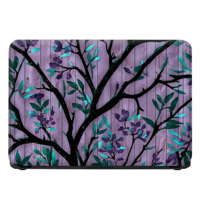Universal Laptop Skin - Purple Floral Branch Art