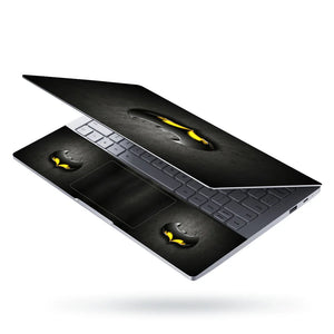 Universal Laptop Skin - Batman Logo Yellow