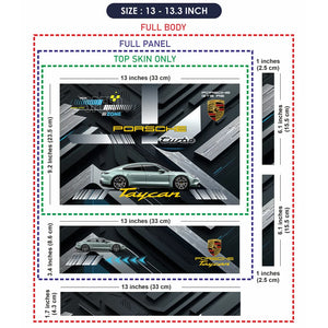 Universal Laptop Skin - Porsche Taycan Turbo
