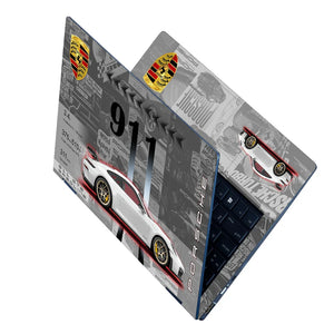 Universal Laptop Skin - Porsche 911 Classic Grey