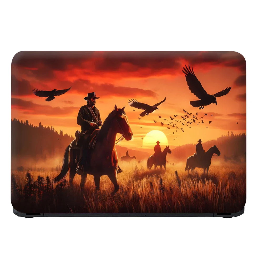 Universal Laptop Skin - Red Dead Redemption Evening Background