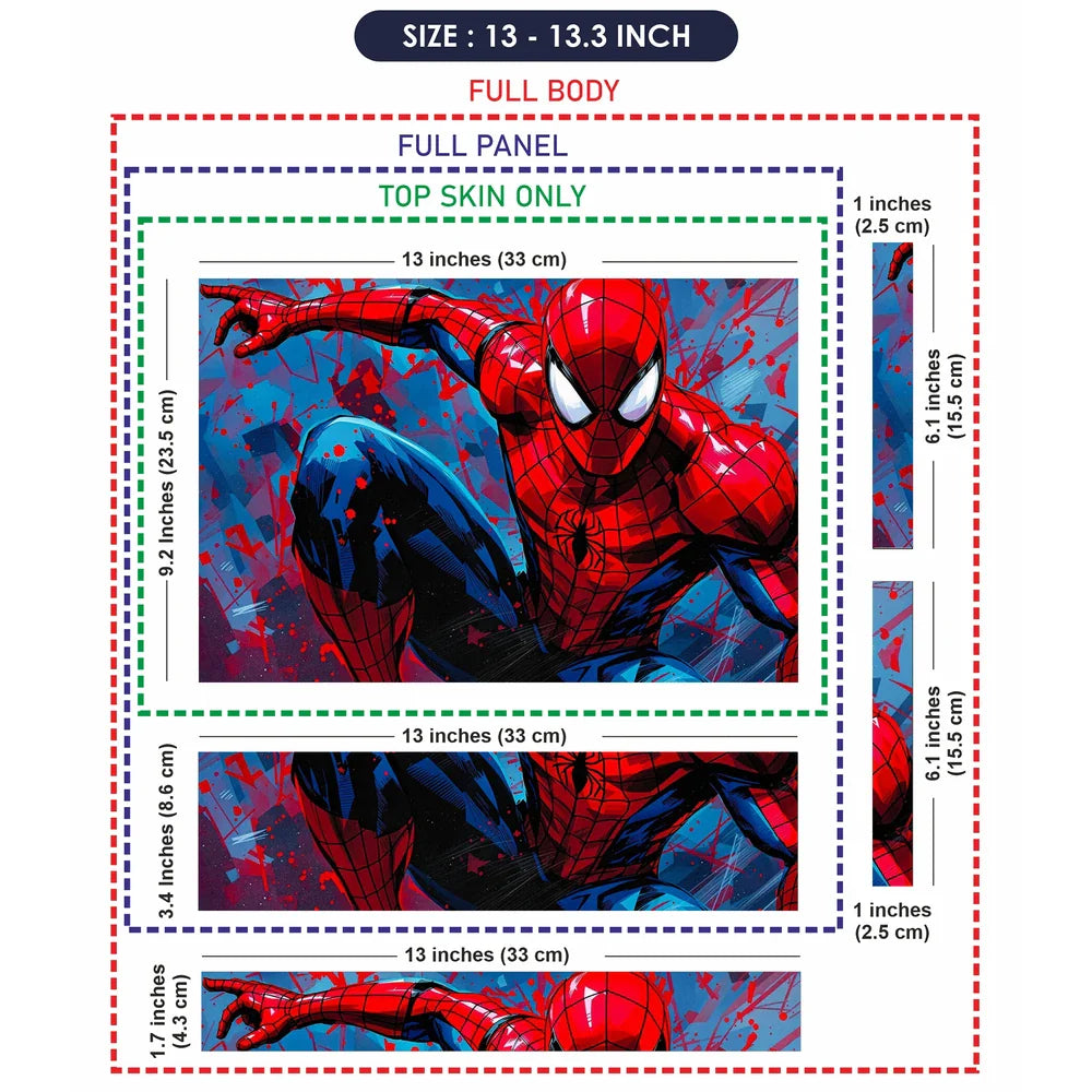 Universal Laptop Skin - Spider-Man Comic