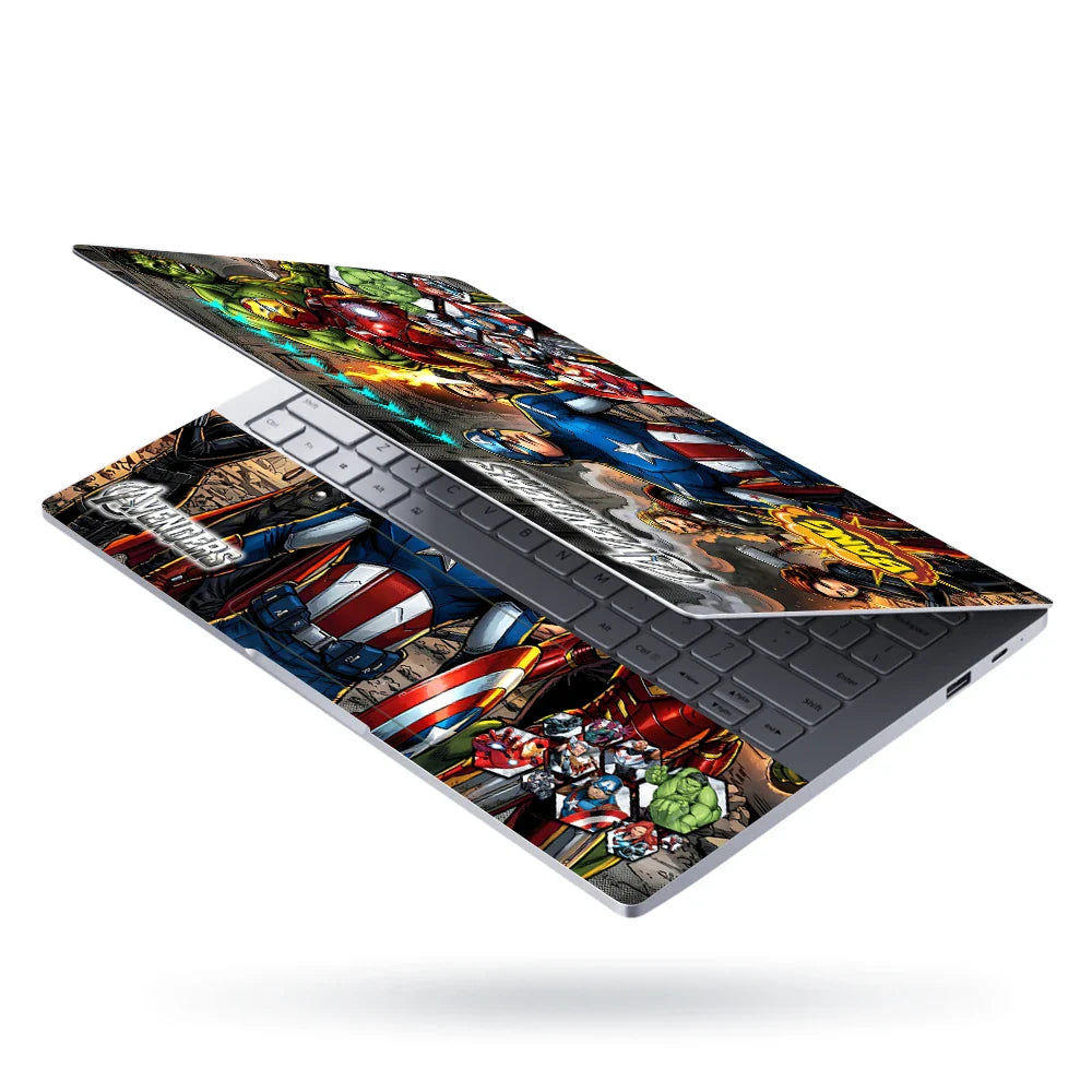 Universal Laptop Skin - Avengers Comic Battle Art