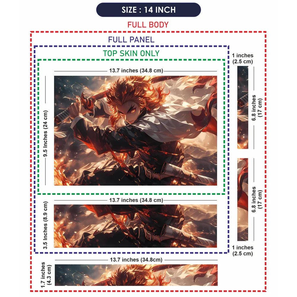 Universal Laptop Skin - Raging Demon
