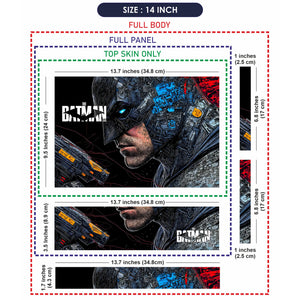 Laptop Skin - Futuristic Comic Batman Dark Mood