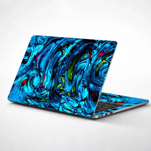 Universal Laptop Skin - Blue Design