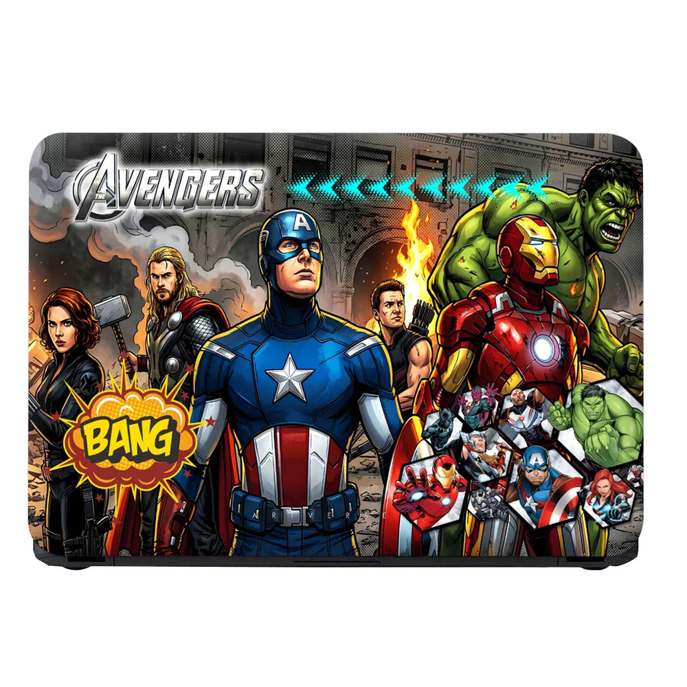 Universal Laptop Skin - Avengers Comic Battle Art