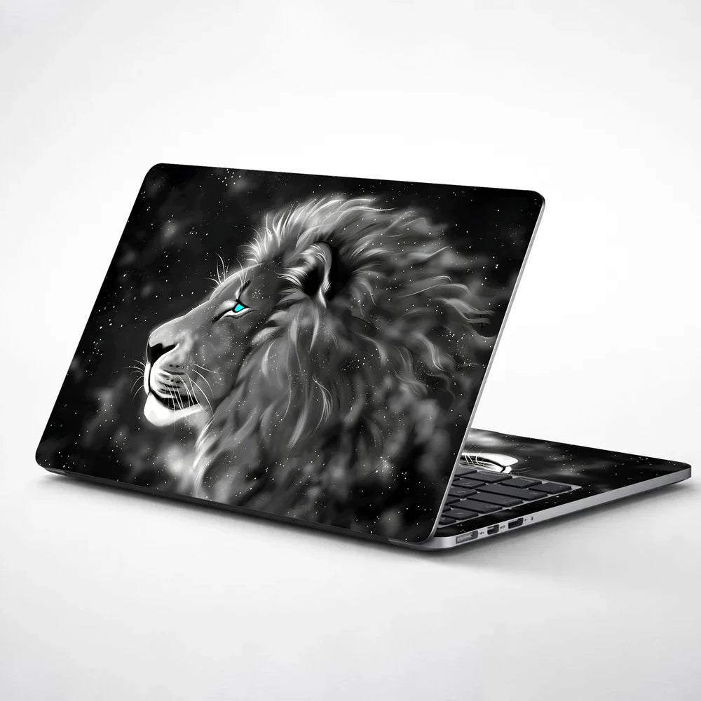 Universal Laptop Skin - Galaxy Tiger Blue Eyes