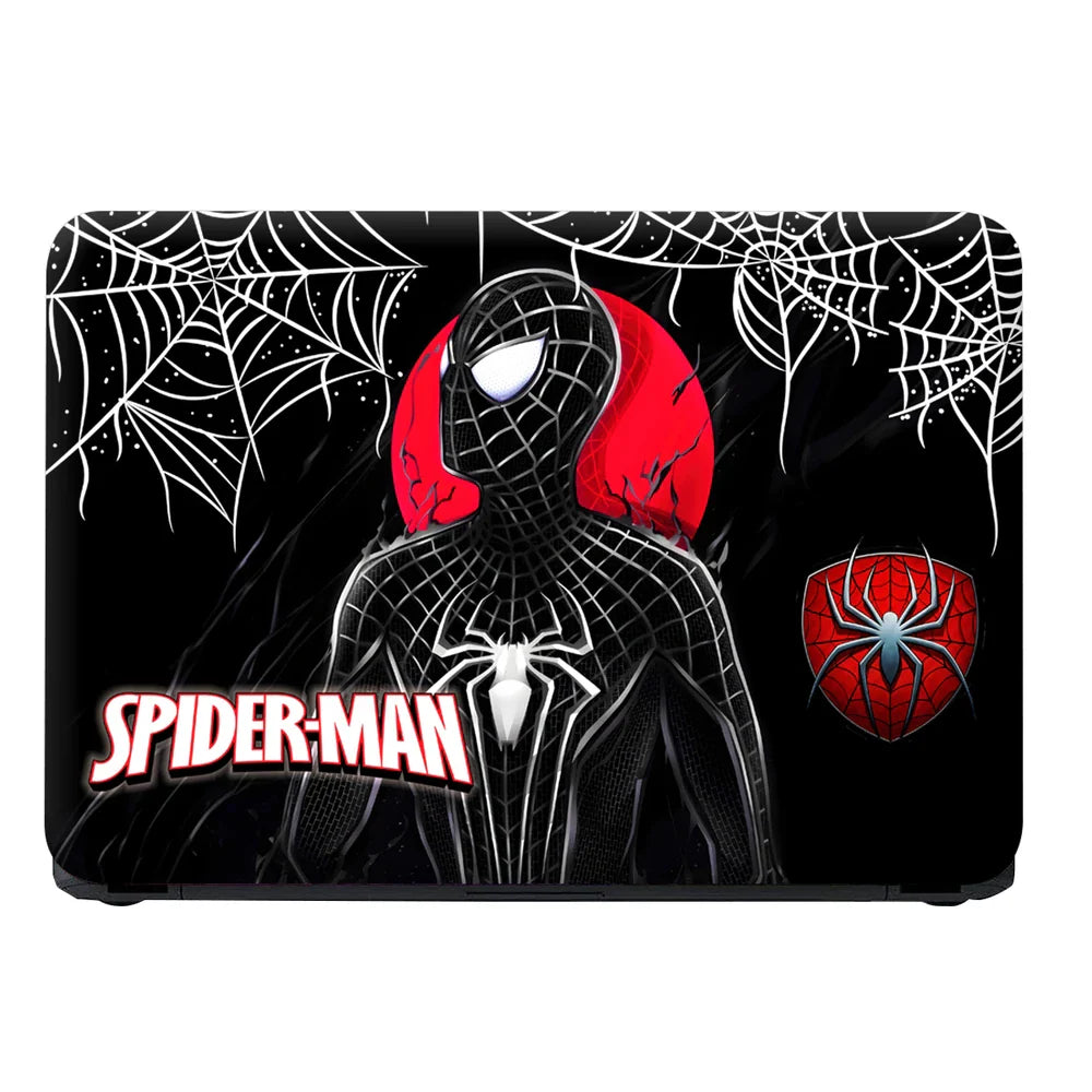 Universal Laptop Skin - Black Red Spider-Man Moon Design