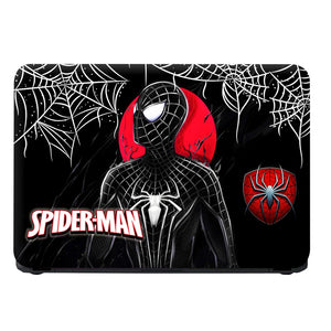 Universal Laptop Skin - Black Red Spider-Man Moon Design