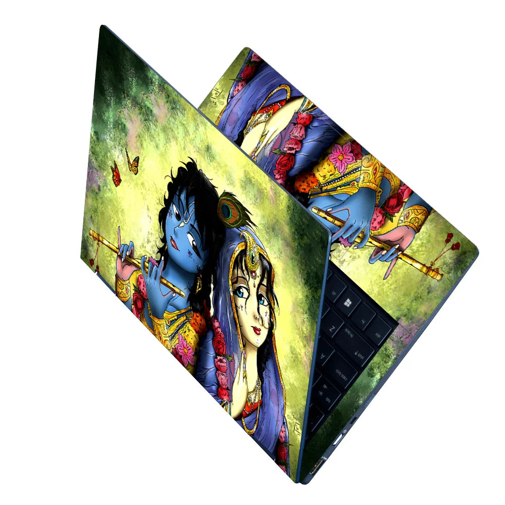 Universal Laptop Skin - Cute Radha Krishna