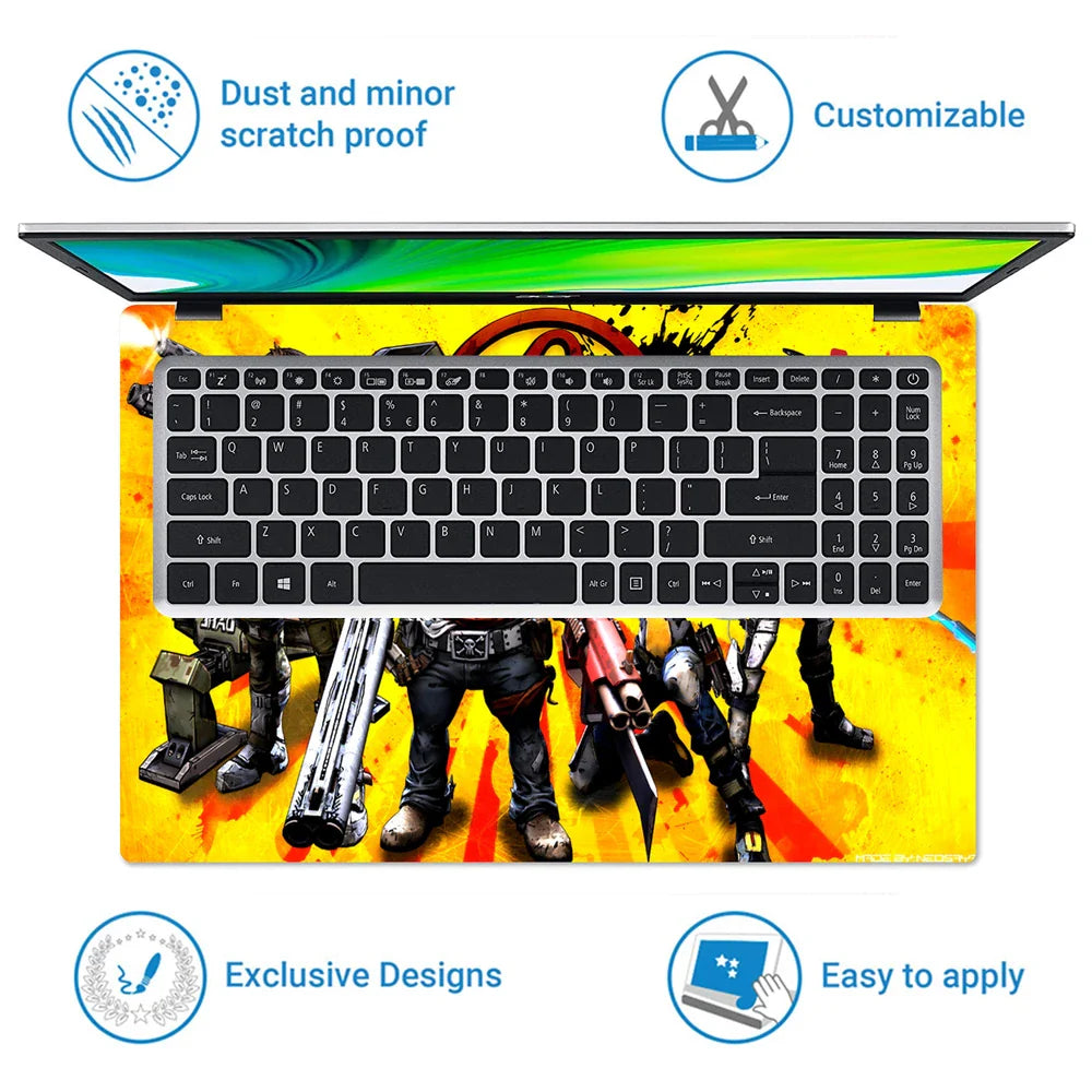 Universal Laptop Skin - Superhero Team Art