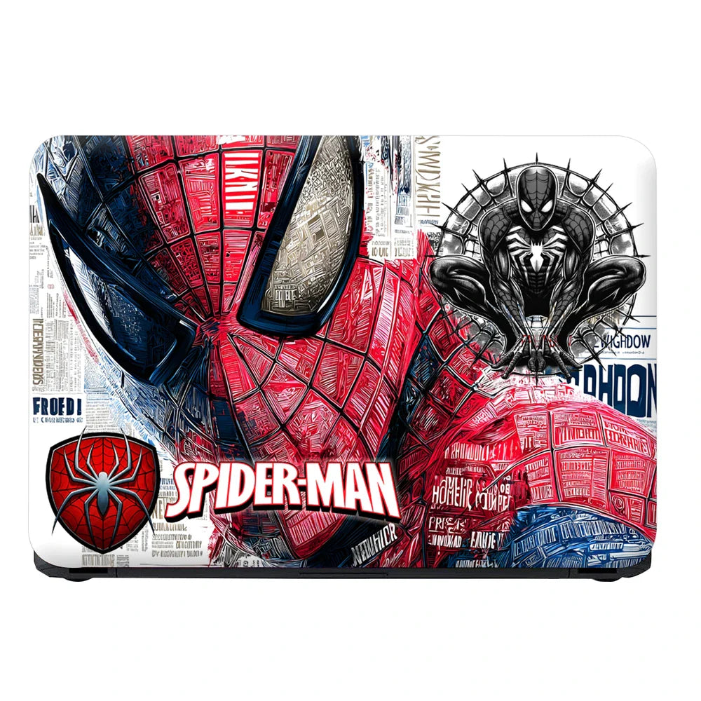 Universal Laptop Skin - Spider Hero Comic Collage