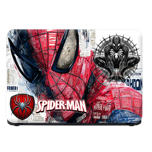 Universal Laptop Skin - Spider Hero Comic Collage