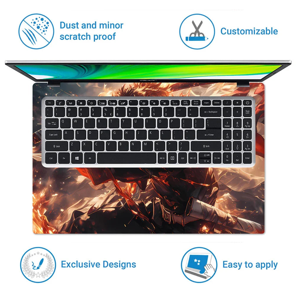 Universal Laptop Skin - Raging Demon