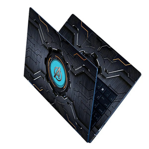 Universal Laptop Skin - Avengers Metal Tech Logo