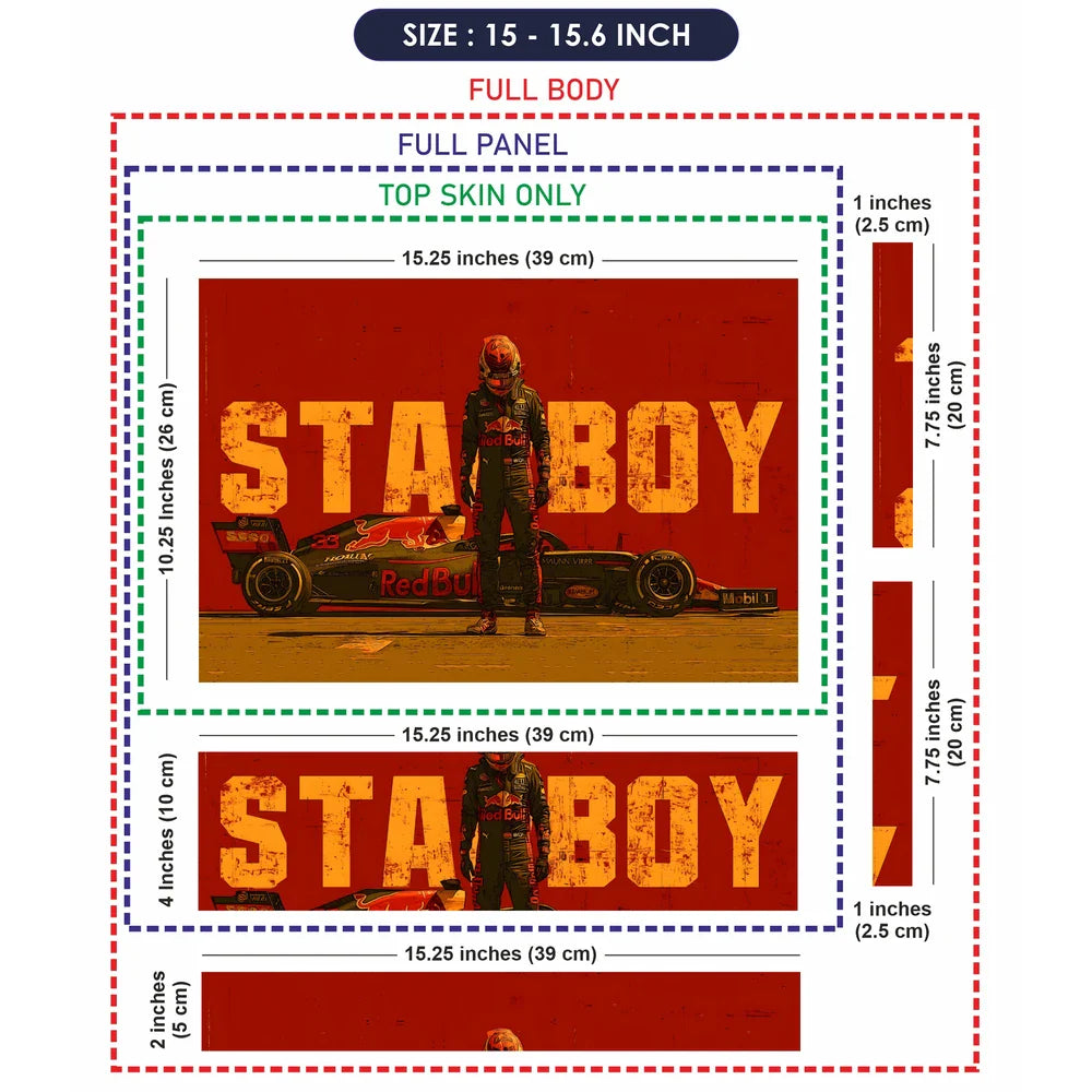 Universal Laptop Skin - Redbull Starboy