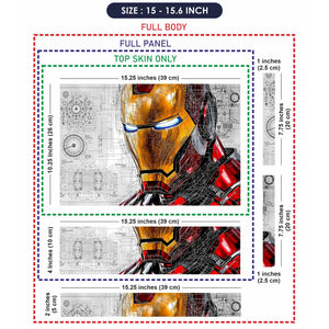 Universal Laptop Skin - Iron Man Blueprint