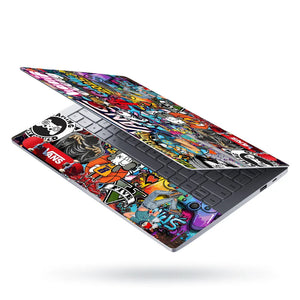 Laptop Skin - Vibrant Street Art Urban Culture Explosion