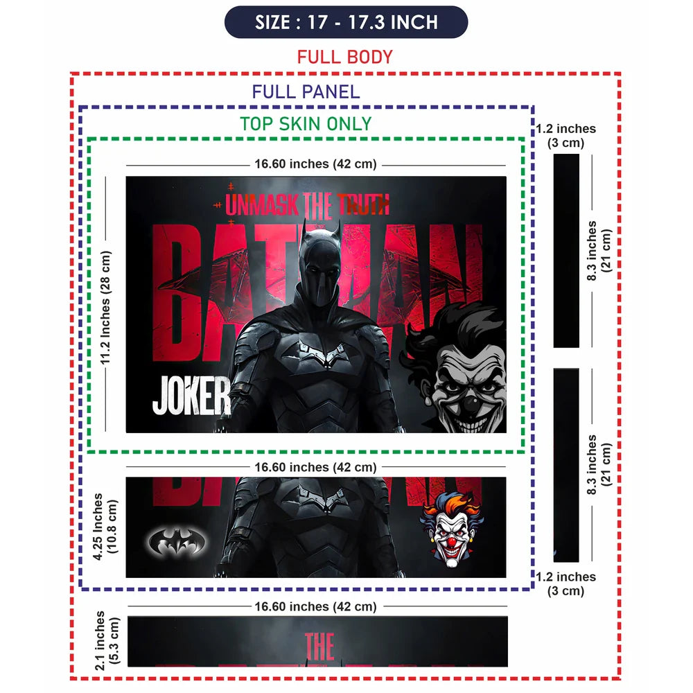 Universal Laptop Skin - Batman Joker