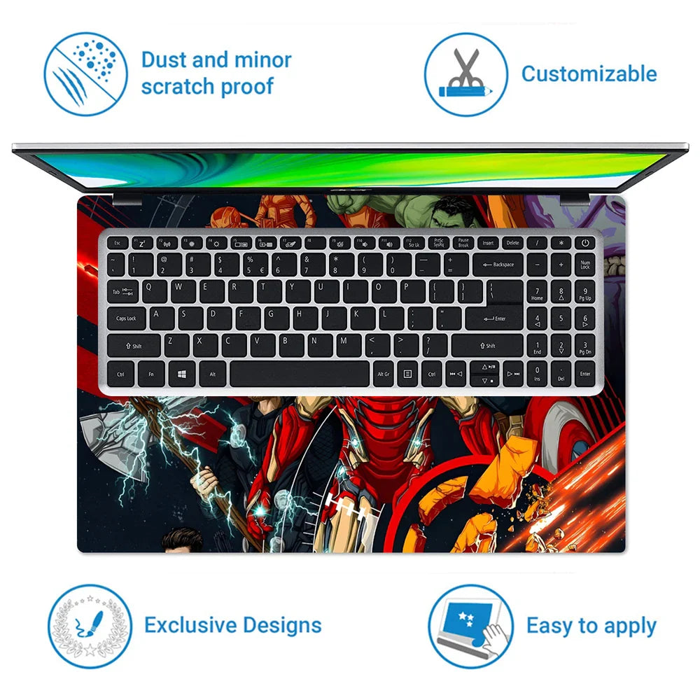 Universal Laptop Skin - Iron Man & Avengers Art