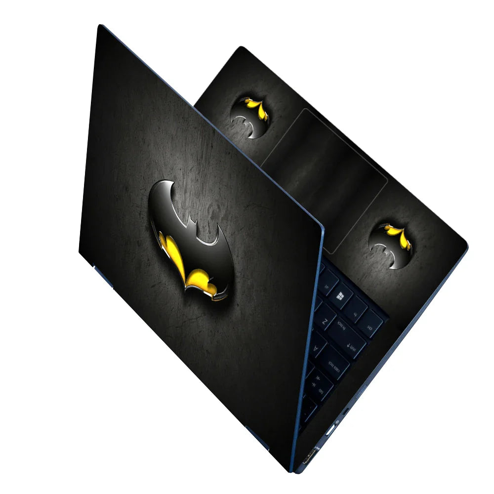 Universal Laptop Skin - Batman Logo Yellow