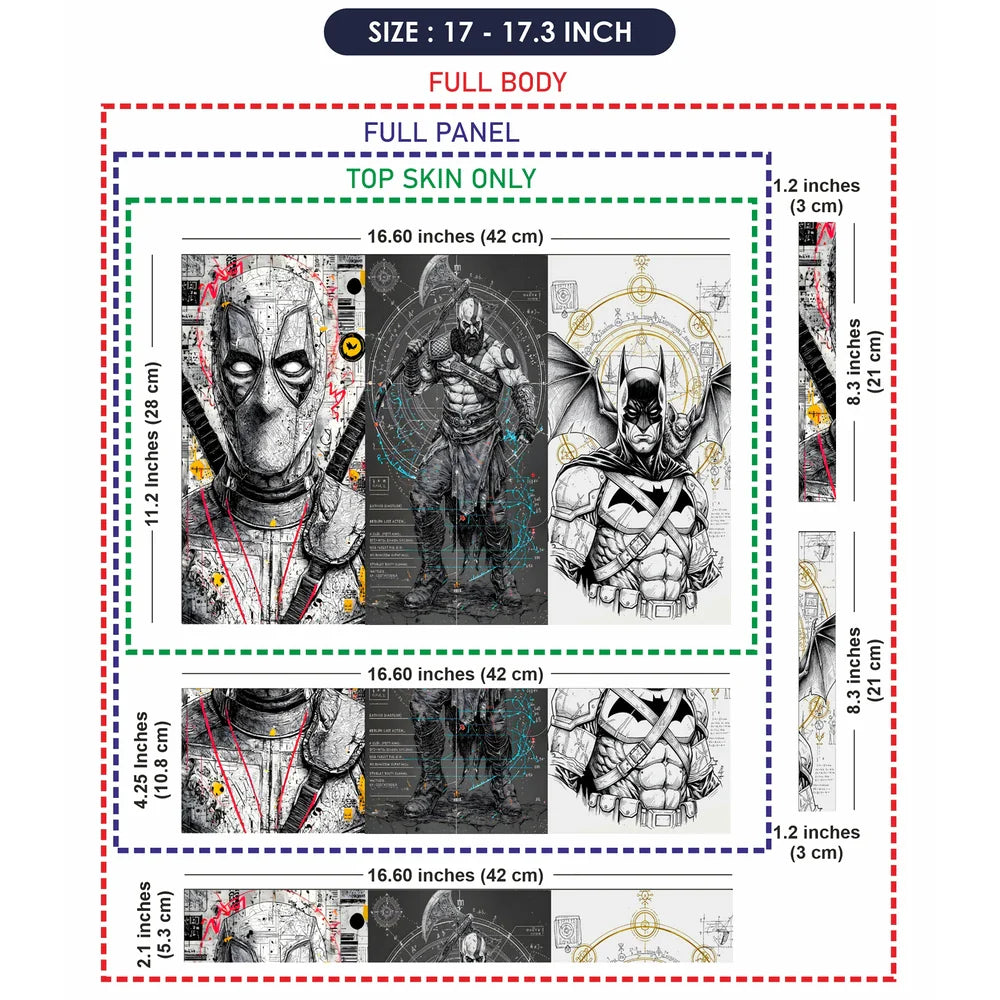 Universal Laptop Skin - Deadpool Wolverine Art