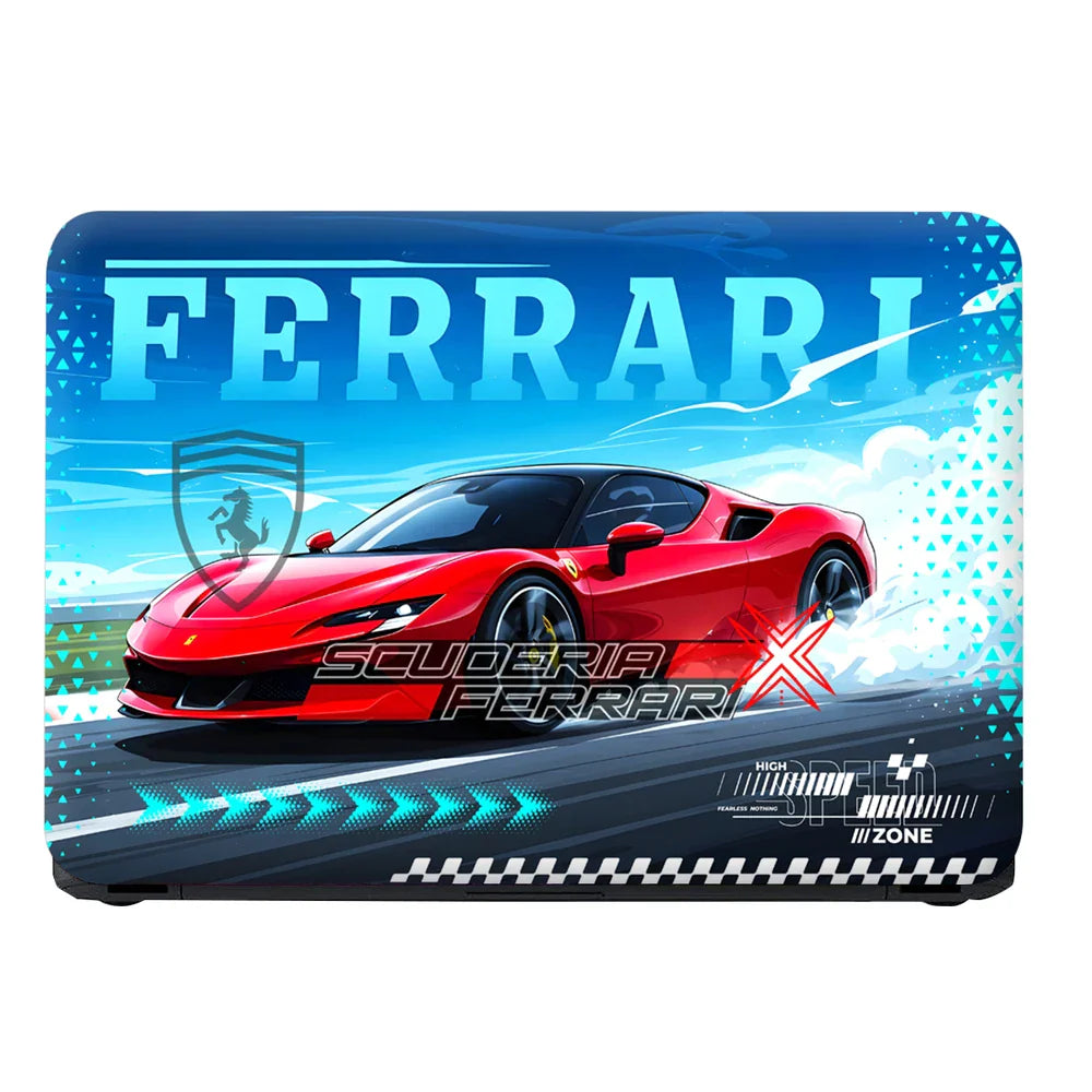 Universal Laptop Skin - Scuderia Ferrari Cyan Drift