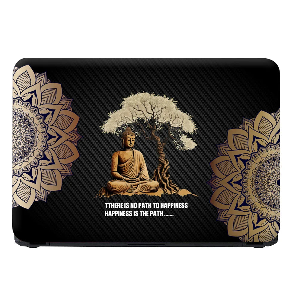 Universal Laptop Skin - Meditating Buddha Mandala