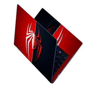 Universal Laptop Skin - Spider-Man Logo Red Black