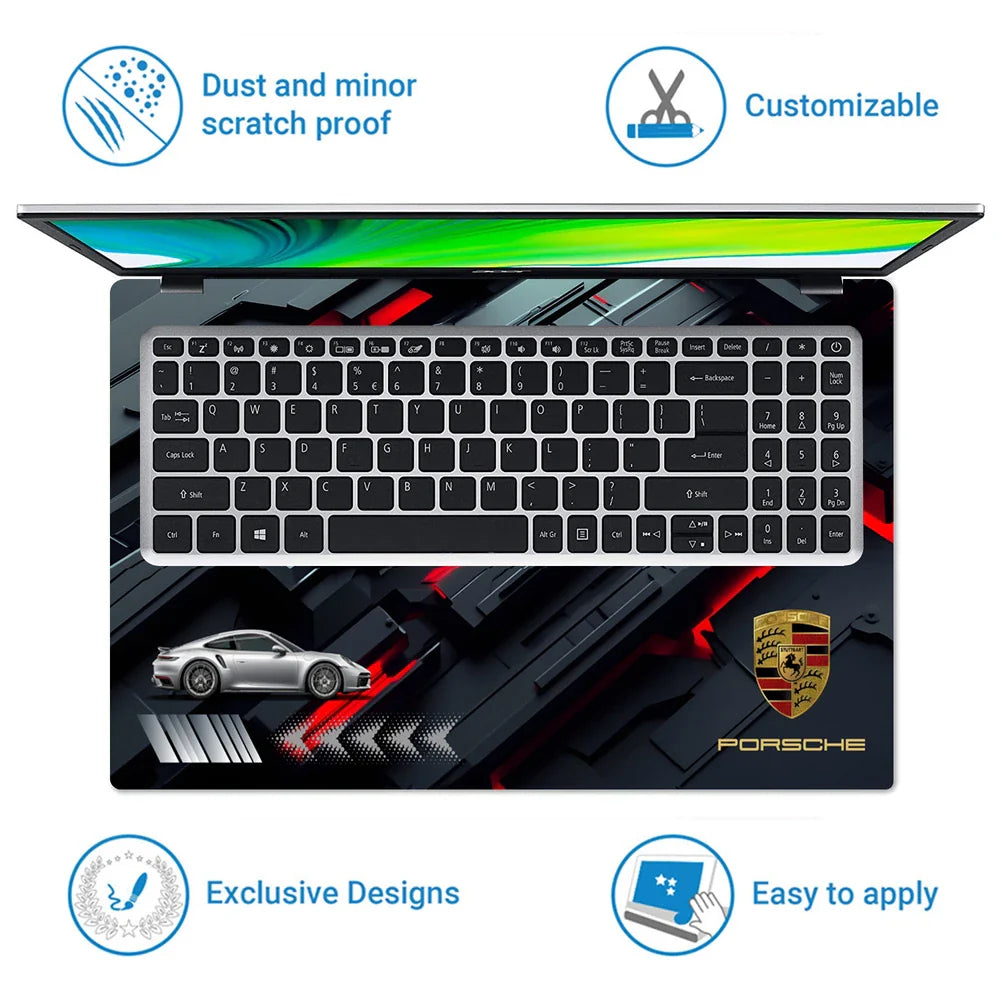 Universal Laptop Skin - Porsche 911 GT3 Turbo 50 Years