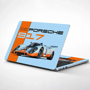 Universal Laptop Skin - Porsche 917 Orange