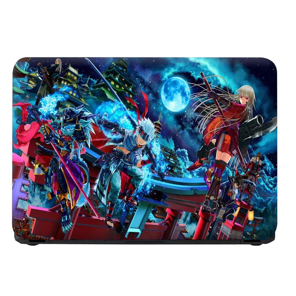 Universal Laptop Skin - Futuristic Anime Battle Art