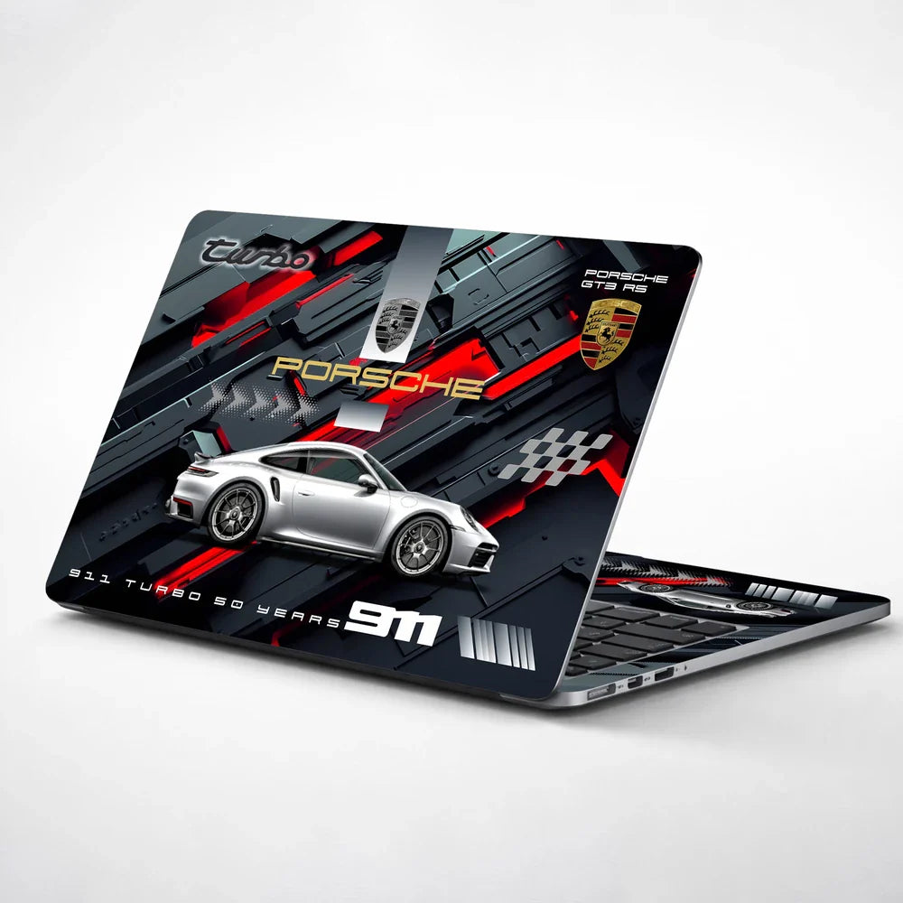 Universal Laptop Skin - Porsche 911 GT3 Turbo 50 Years