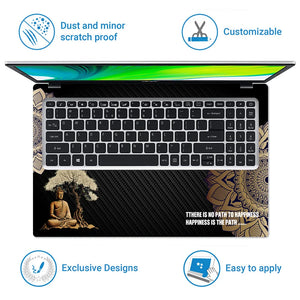 Universal Laptop Skin - Meditating Buddha Mandala