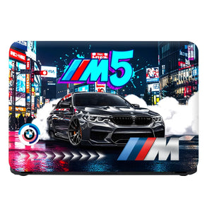 Laptop Skin - BMW M5 Night City Street Racing Style Artwork