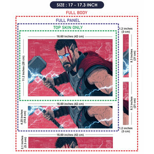 Universal Laptop Skin - Thor and Mjolnir