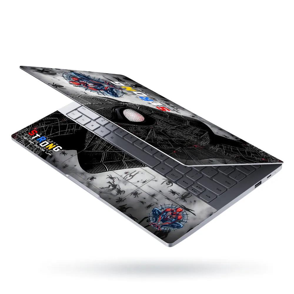 Laptop Skin - Dynamic Comic Spider-man Black Energy