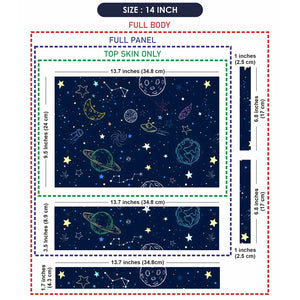 Universal Laptop Skin - Planet Space