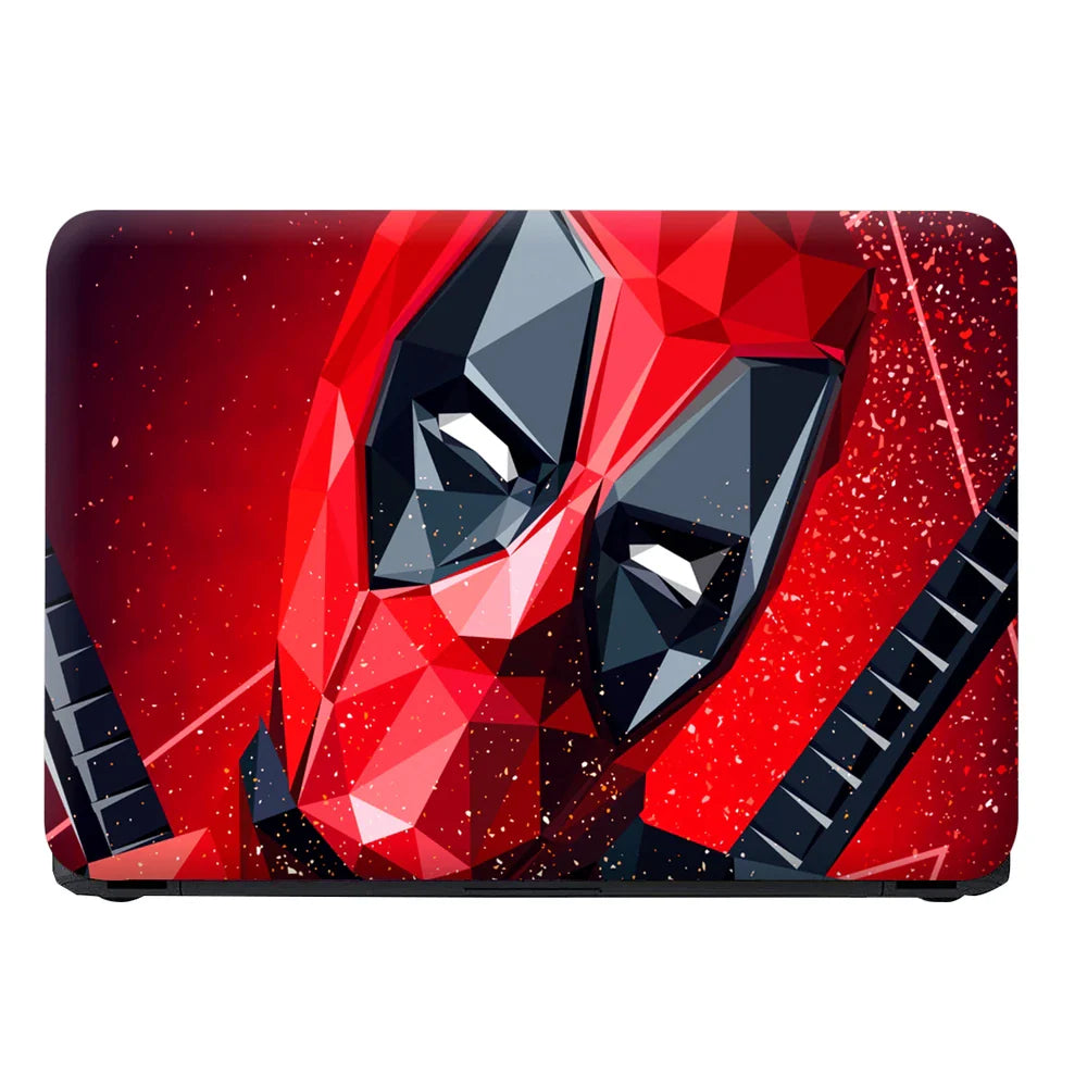 Universal Laptop Skin - Ninja Red Abstract