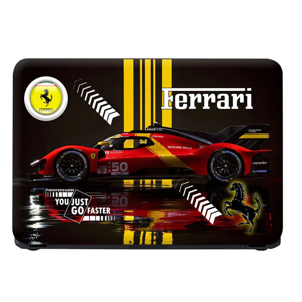 Universal Laptop Skin - Ferrari Speed Machine Red