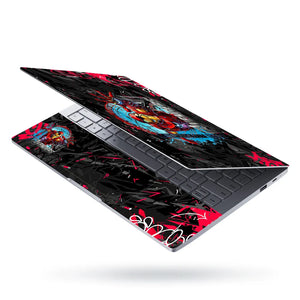 Laptop Skin - Dynamic Comic Iron Man Red Action