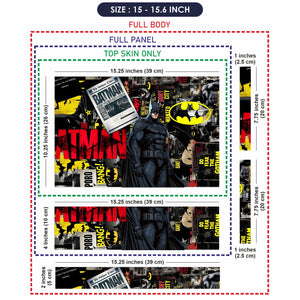 Laptop Skin - Bold Comic Batman Noir Style Artwork