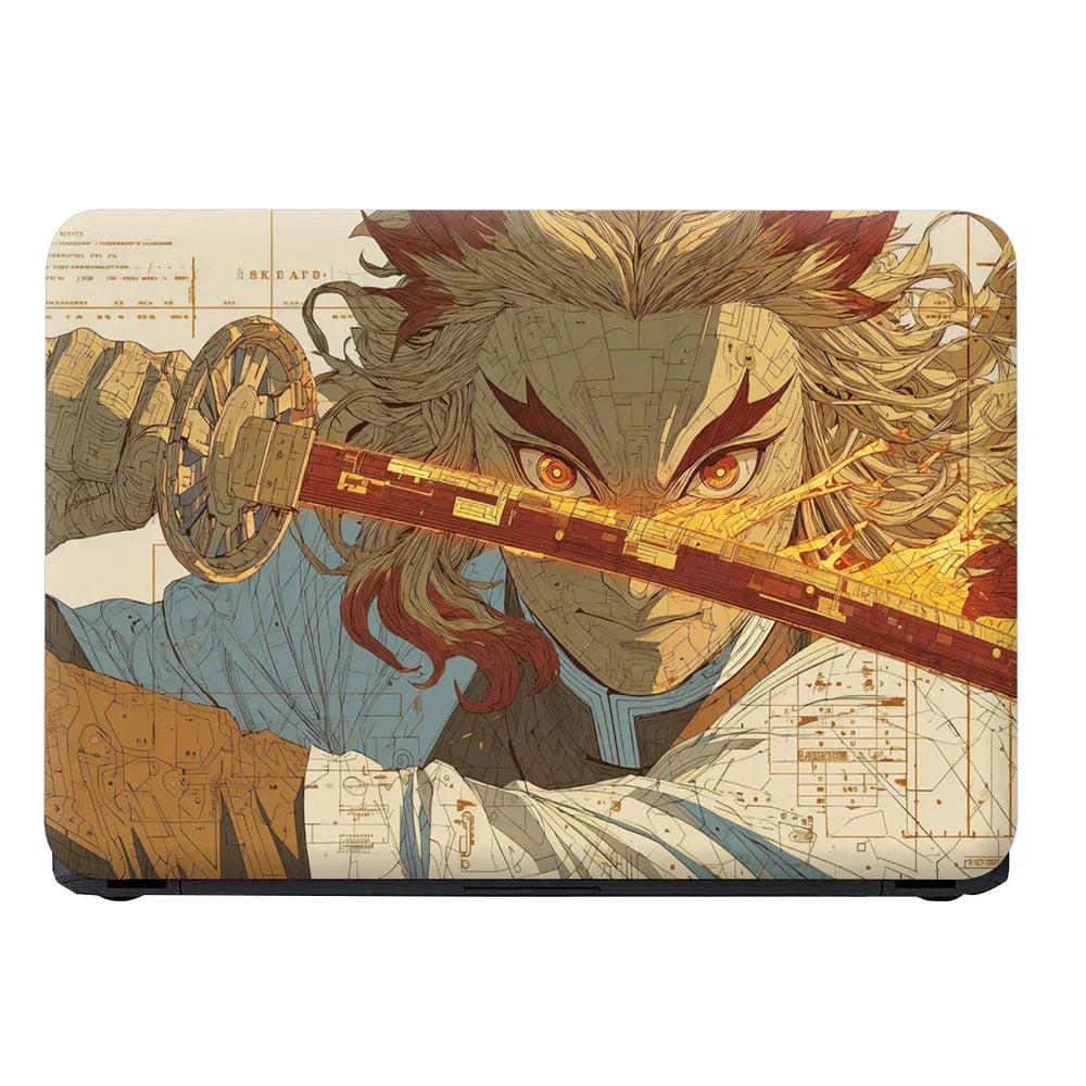 Universal Laptop Skin - Samurai Sketch