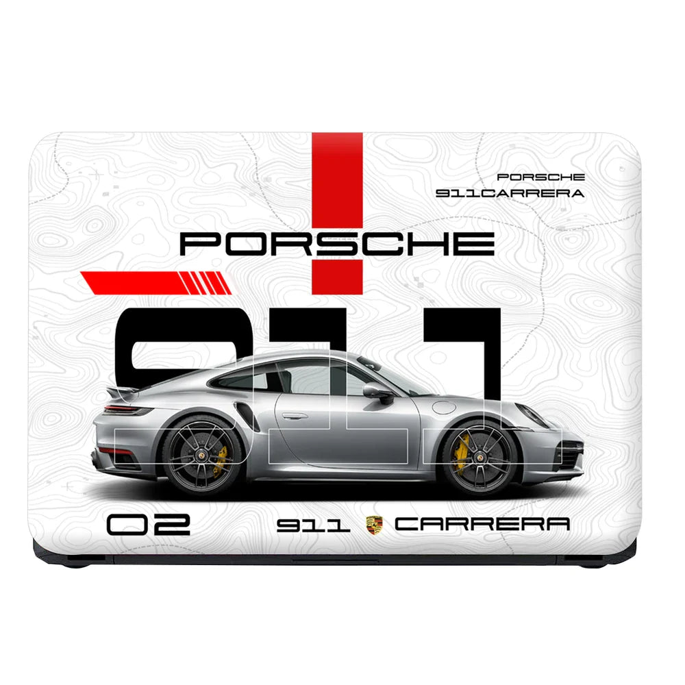 Universal Laptop Skin - Porsche 911 Carrera Sketch