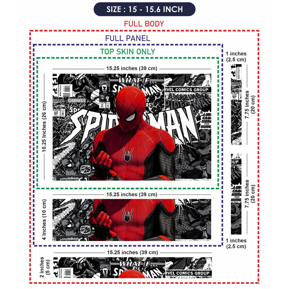 Universal Laptop Skin - Spiderman Action Pose