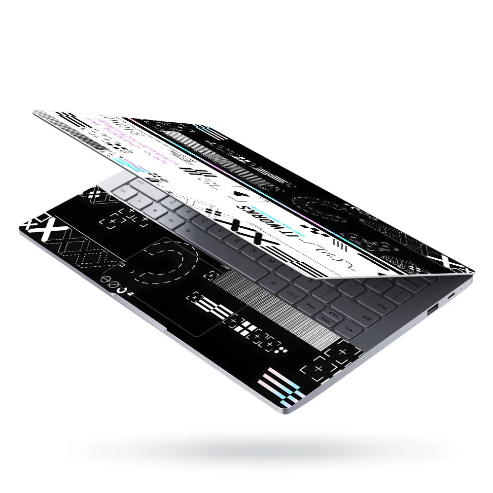 Universal Laptop Skin - Minimal Tech Abstract It Works