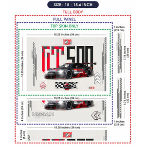 Universal Laptop Skin - Nissan GTR 500 Edition