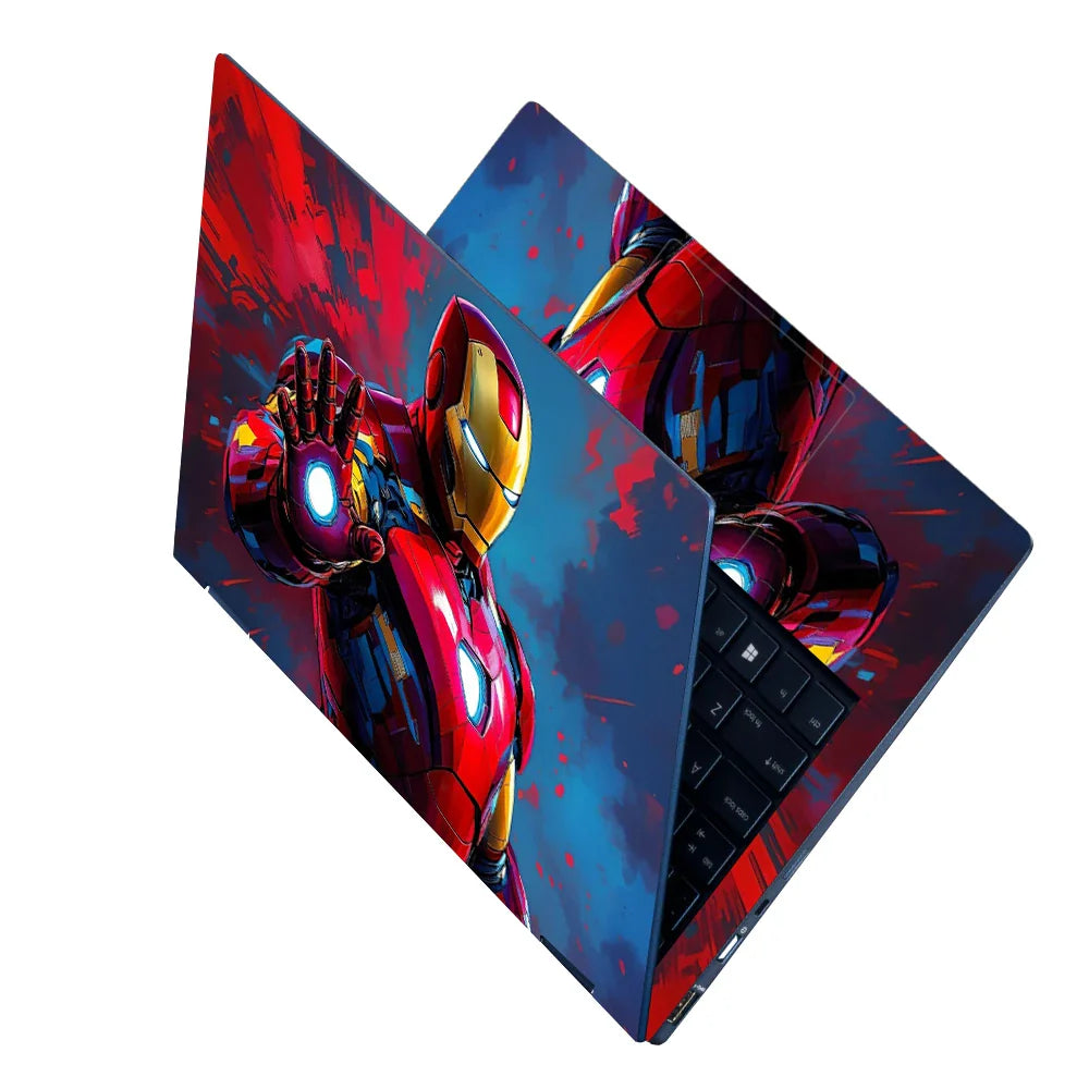 Universal Laptop Skin - Spider-Man Suit Red Blue Back